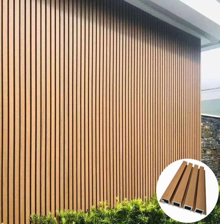 Wood plastic composite Co-extrusion plastic wood wall board factory price wall panel for decoration