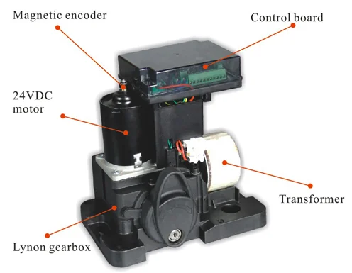 Aayee 24VDC light weight electric motor automatic sliding gate opener solar powered kit