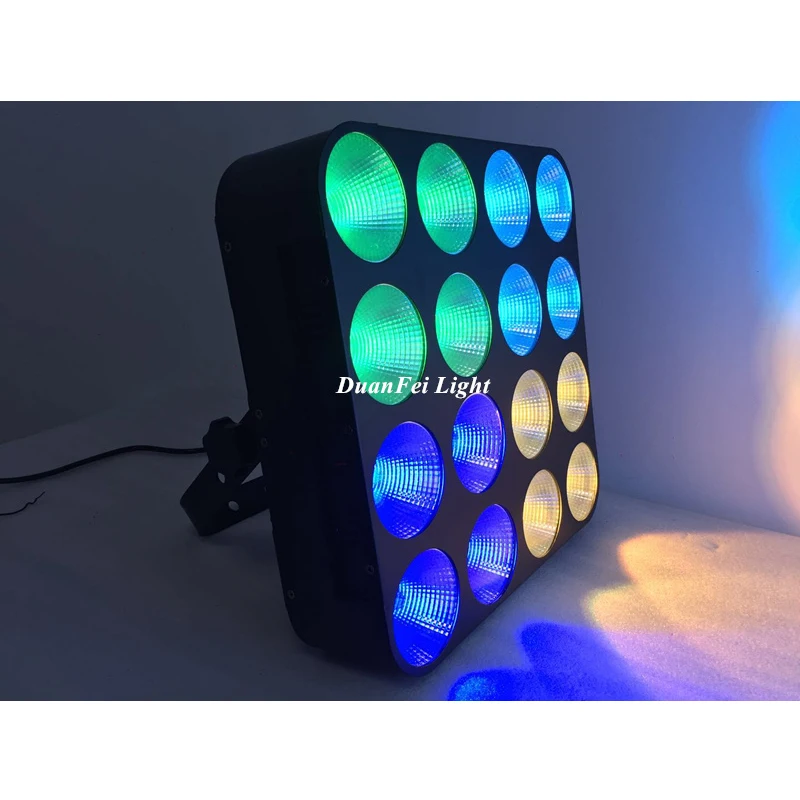 disco led lights blinder lyre beam stage rgb cob led matrix 4x4 30w dmx matrix led light