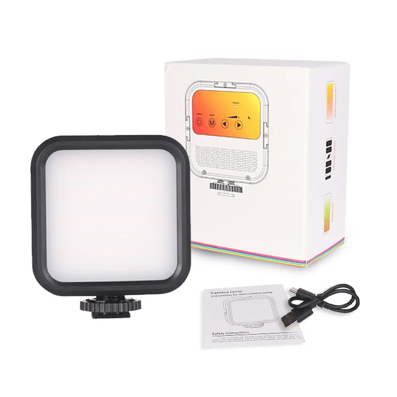 Camera Flash Lights Photography Portable Photo Selfie Fill Lamp Mini Rechargeable Dimming Brightness Studio Mini LED Video Light