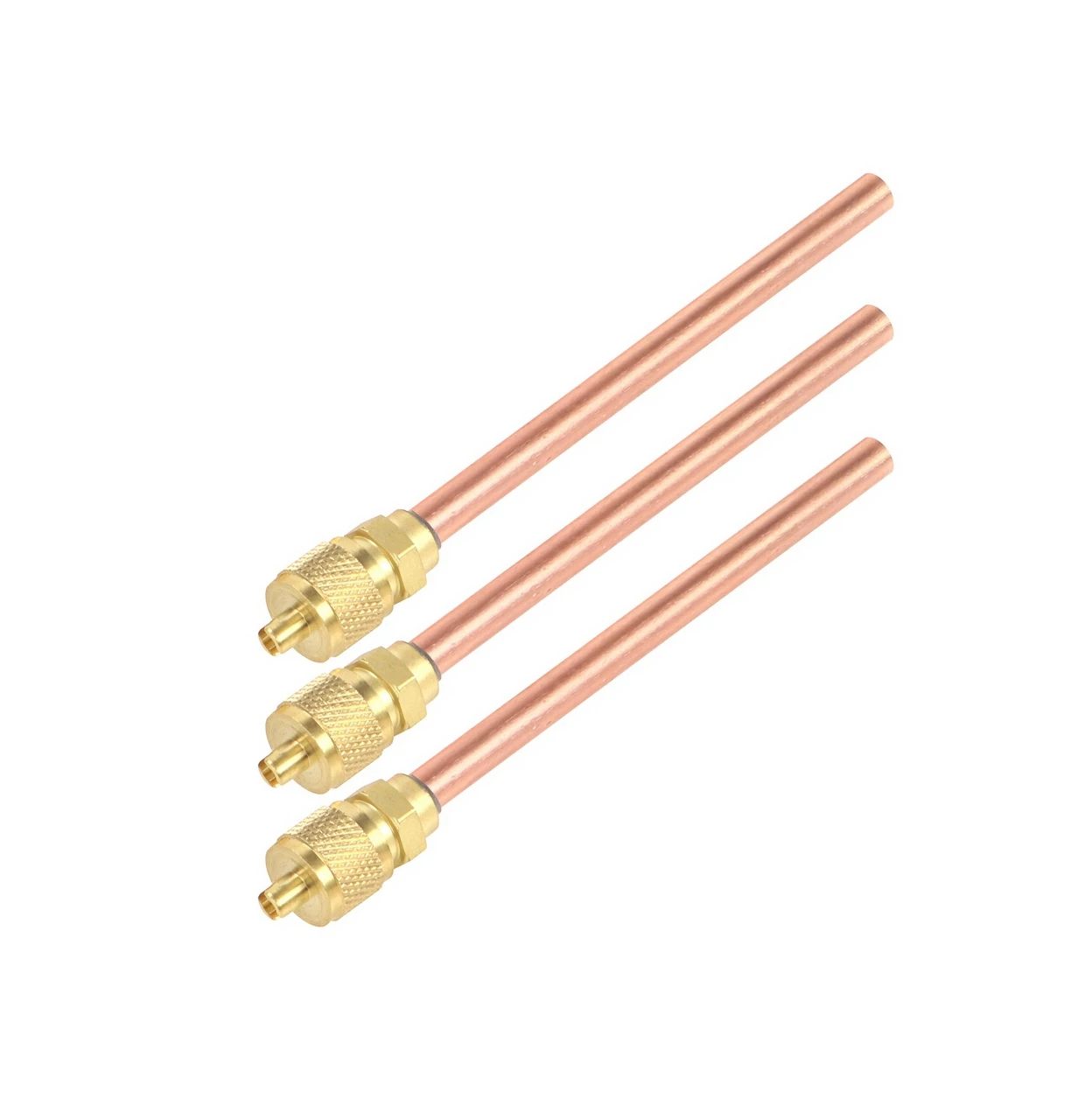 Hailiang ac spares air conditioner parts	1/4 refrigeration charging valve copper access valve for refrigeration