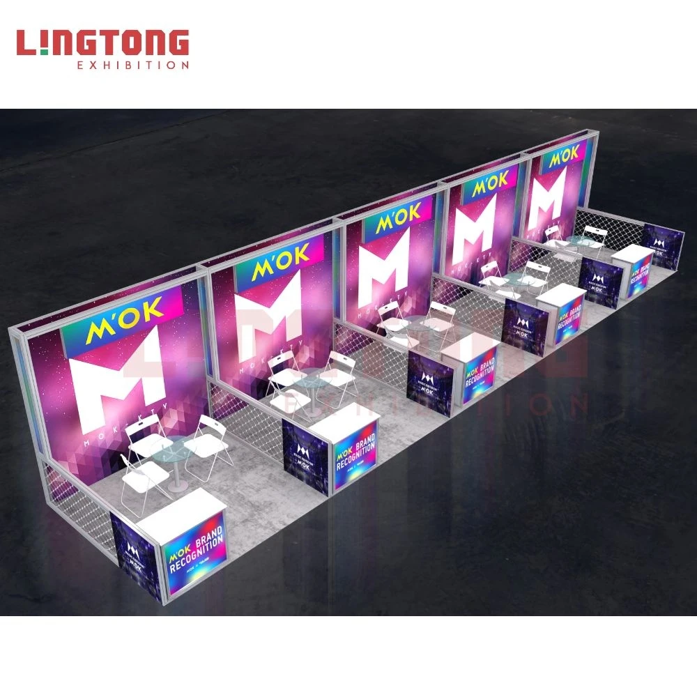 3mX3m Customized aluminum extrusion shell scheme booth stand special design for expo for tradeshow