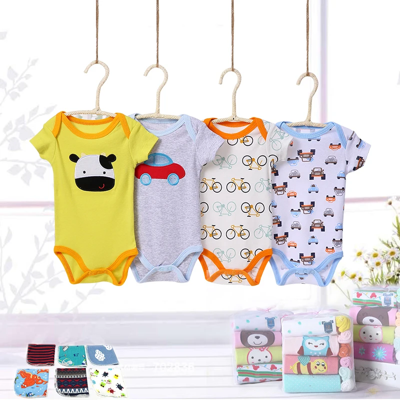 New Hot Sales Infant Pajamas Soft Breathable Baby clothes Wholesale Low Price Cotton Baby Romper Cheap Goods 0-24 M Baby Clothes
