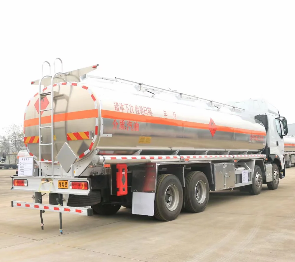 HOWO Sinotruk 6x4 8x4 20 28cbm 20000 Liters 6000 Gallon 400hp Fuel Dispenser Tank Truck Used Oil Fuel Tank truck