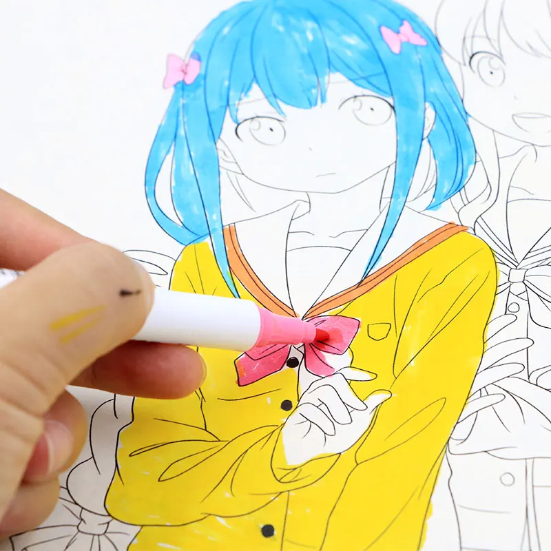 High Quality Permanent 18 Colors Kids Marker Pens For Kid Painting