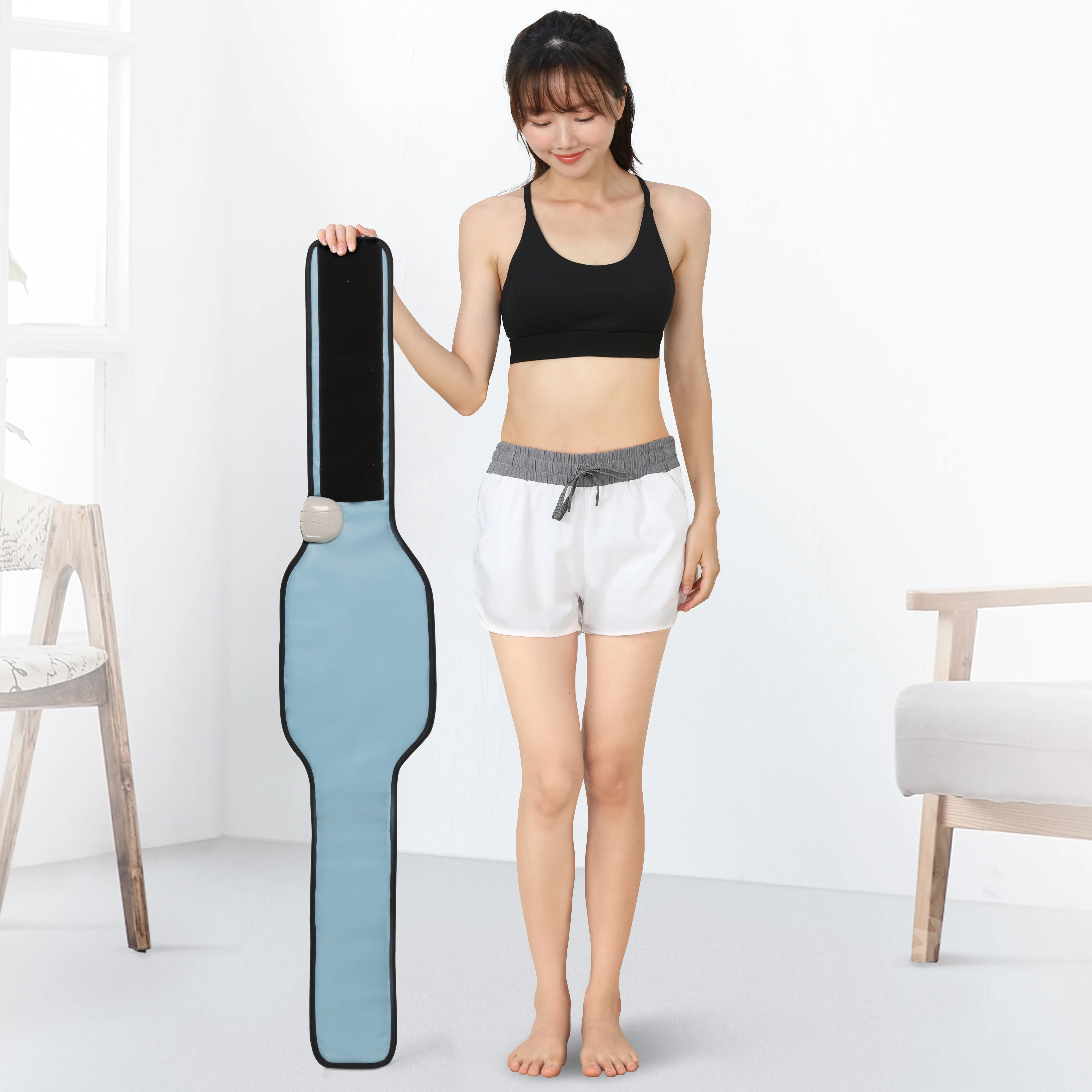 Far Infrared Amethyst Belt Waist Slimming Massage Belt Pemf Infrared Pad