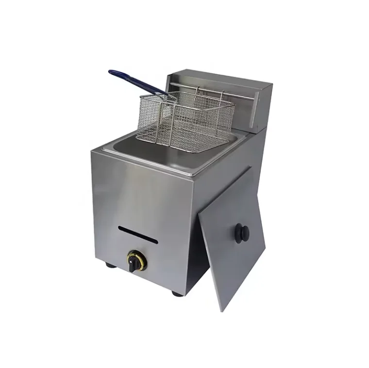 Commercial Countertop Fryer with Basket Stainless Steel Immersion Deep Fryer