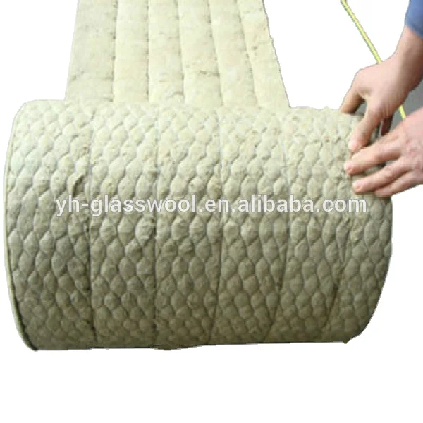 Fireproof Building Materials Heat Insulation Rock Wool Mattress with GI Wire Mesh Thermal Insulation Mineral Wool blanket