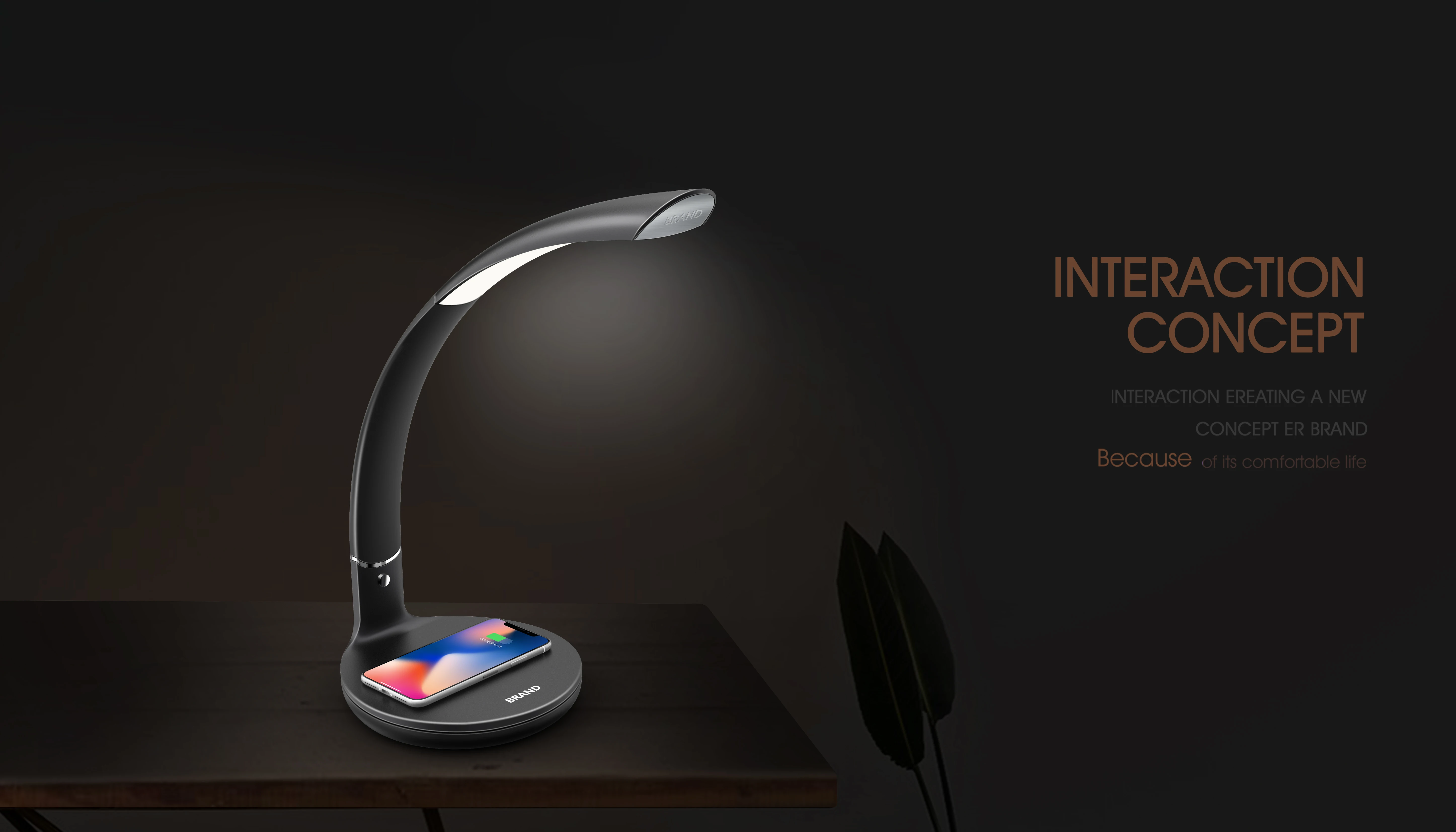 SML Multifunctional Magnetic QI Wireless Charger Lamp For iPhone/samsung/huawei/xiaomi Smartphone