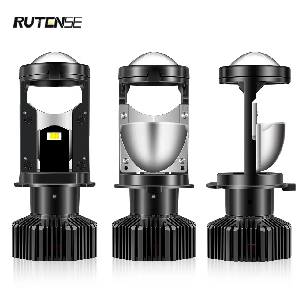 RUTENSE 100% Professional Testing Canbus LED Headlight Car T6 Y6D Projector Lens Headlamps LED Lamp H4