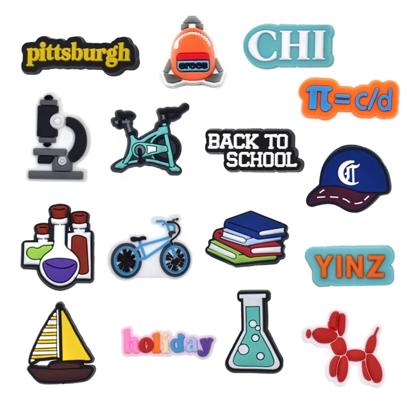 Popular Shoes Charms Holiday Shoe PVC Charms For Decoration Women Accessories Charms Wholesale