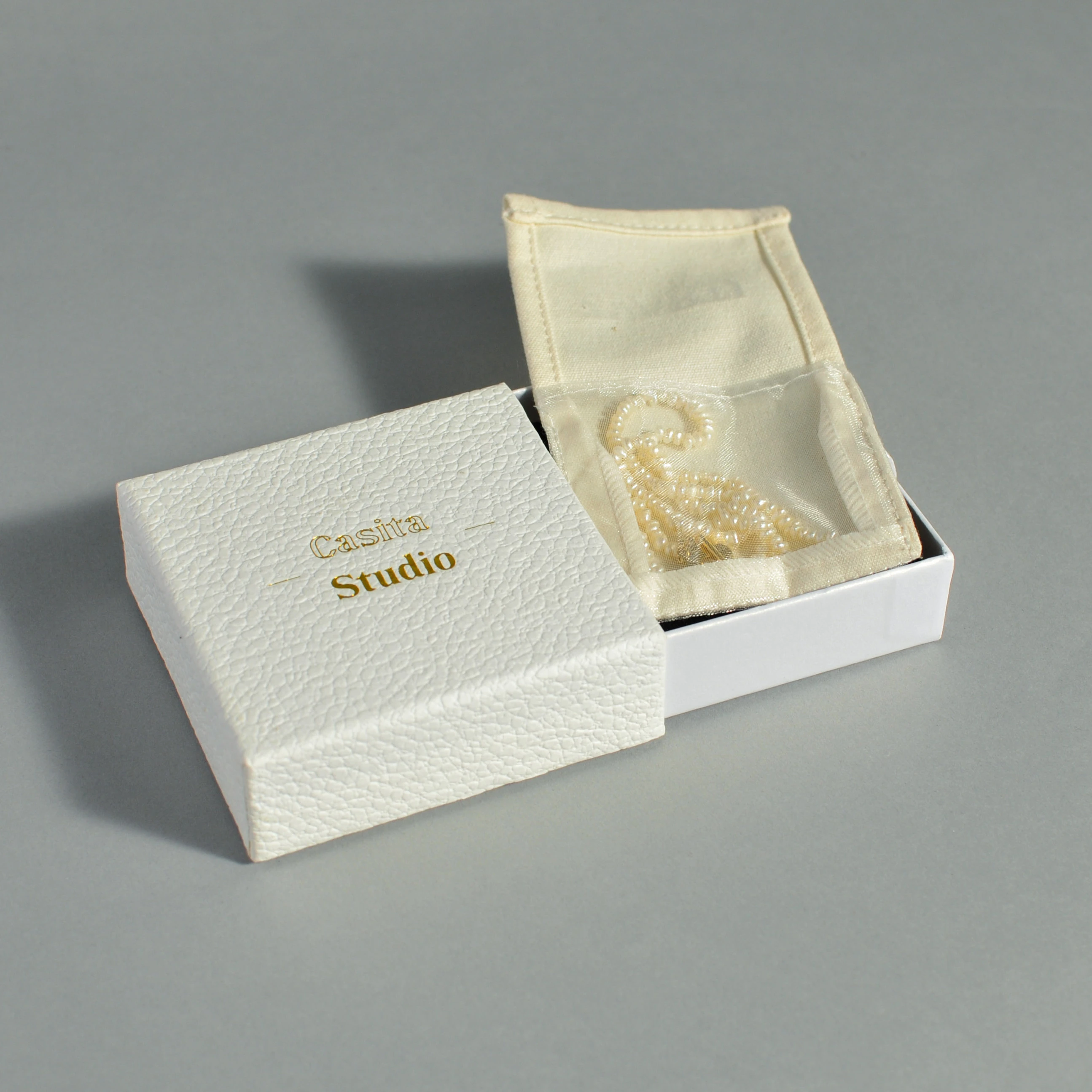 Luxury envelope no logo small canvas printed jewelry packaging pouches bracelet organza earring  jewelry pouch