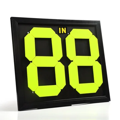 Football substitution CARDS in black wholesale multiple colors 2-digit