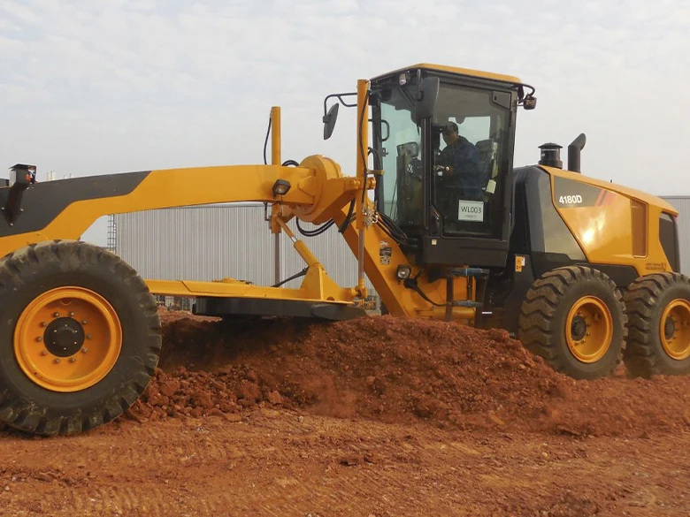 New 15500kg 180hp Motor Grader 4180D with Five-shank Rear Ripper