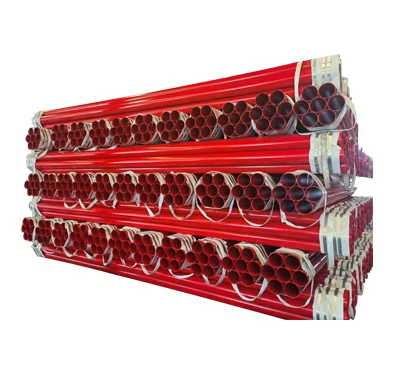 SCH40 Epoxy painted and Galvanized Steel Pipe for Fire Fighting with UL FM