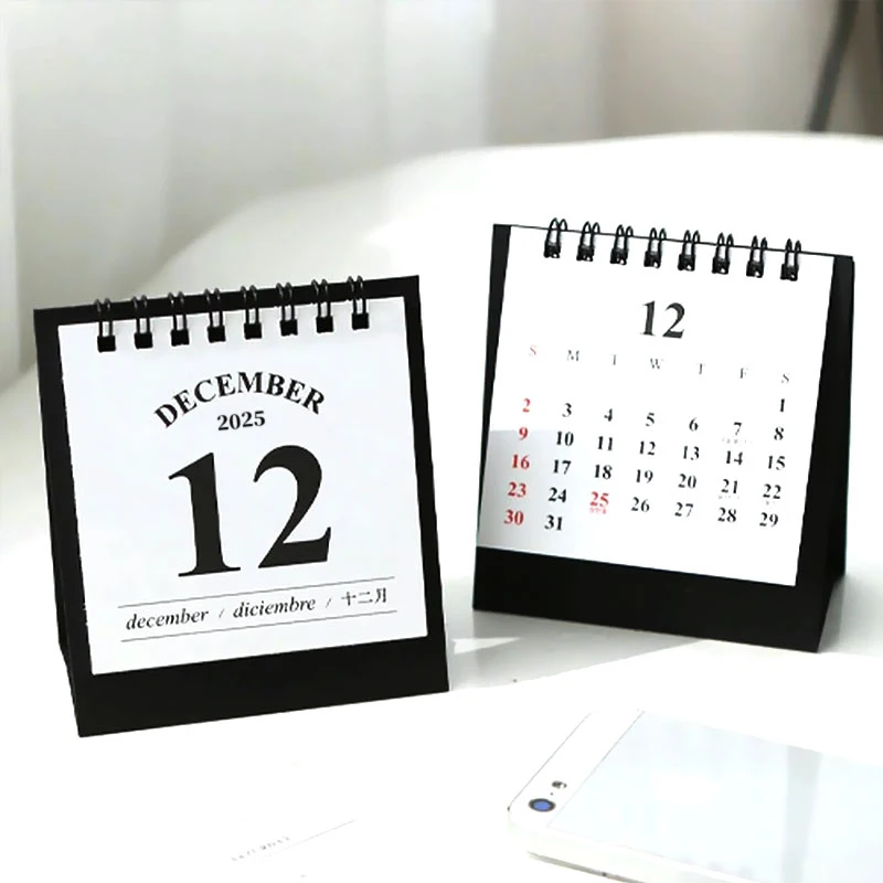 Promotional Creative Spiral Bound 365 Days Mini Custom Daily Desk Calendar 2023 2025 2026