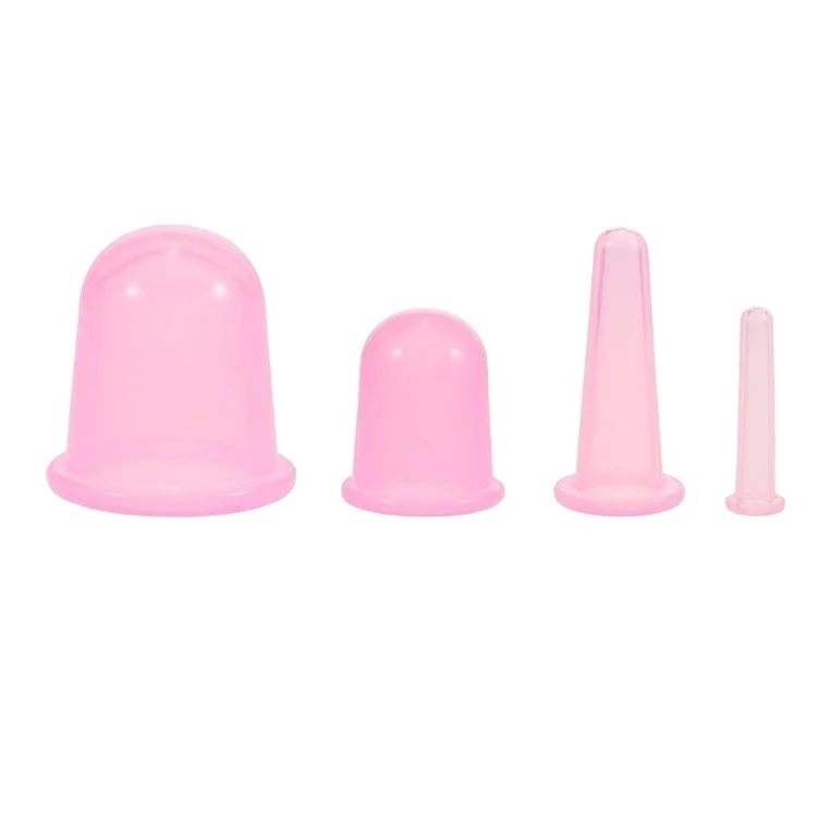 Anti Cellulite Silicone Vacuum Massage Cupping For Lymph Drainage Cupping Cup Set