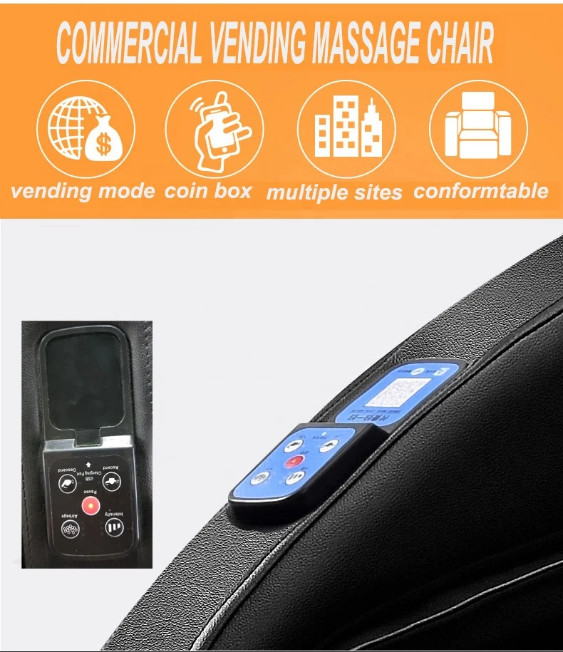 Oem Massage Chair with Credit Card Coin Payment Pedicure Machine Smart Premium Vending Spa US Warehouse Universal Original Body