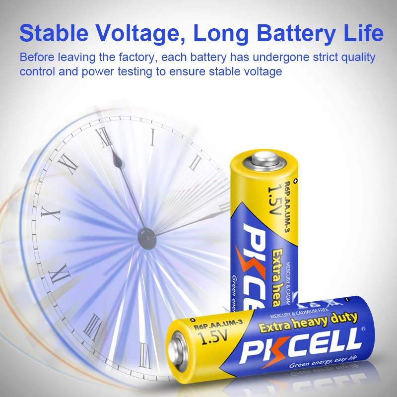 PKCELL brand or OEM 1.5v  super heavy duty  battery aa size  r6p um3 with high quality