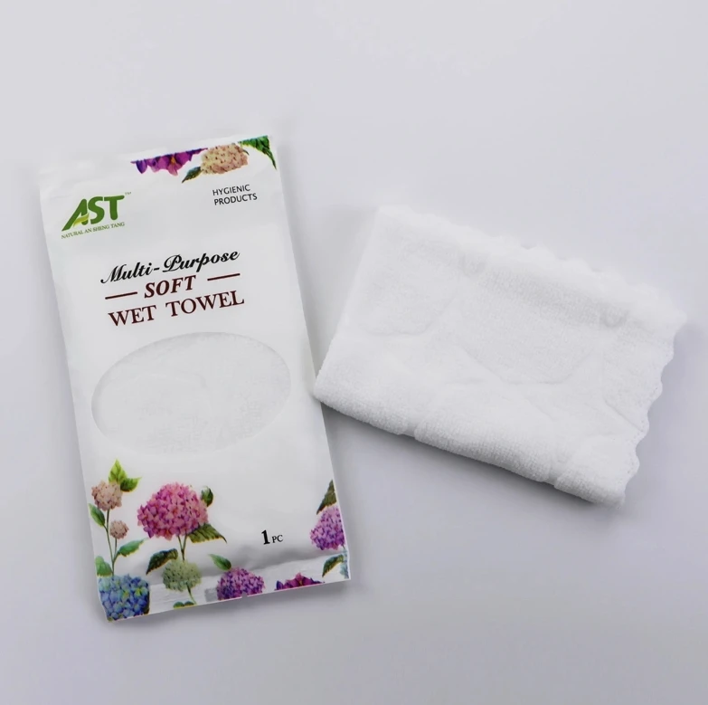 7g,8g,9g,10g cotton towel disposable facial towel with different scents