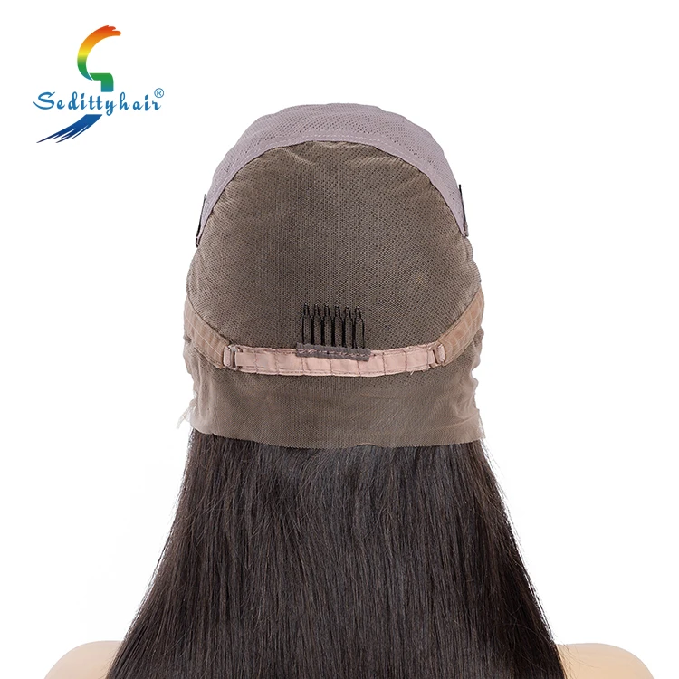 wholesale Brazilian  hair human hair full lace wig  remy  straight full lace wig