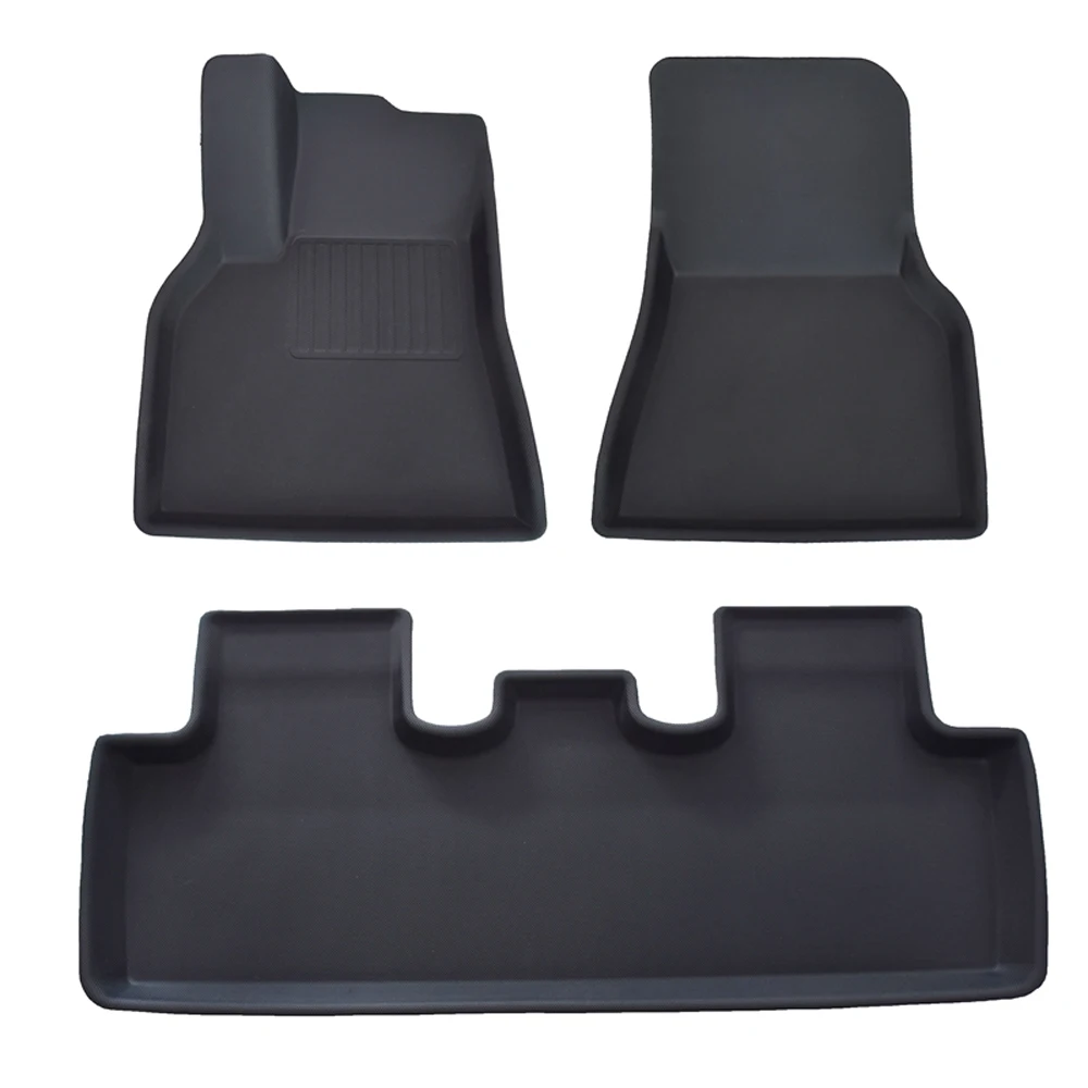 
For Tesla Model 3 Car Floor Mat Waterproof Non-slip Protective Mats Foot 3D XPE Rubber Floor Foot Pad Right Hand Drive Car Mats 
