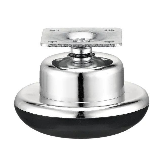High quality Plastic/Metal Furniture Feet Chrome Finished 45 mm Height Cabinet Leg