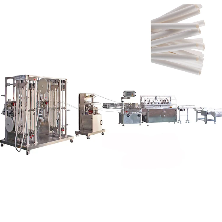 High Speed Automatic Paper Straw Making Machine Paper Colorful Drinking Straw Forming Machine