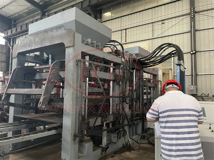 Хонгфа HFB5220A оборудование для производства кирпича изменить форму простота в эксплуатации машина формовки блоков