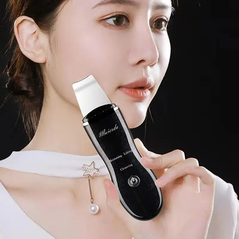  Ultrasonic skin scrubber face cleaning peeling care
