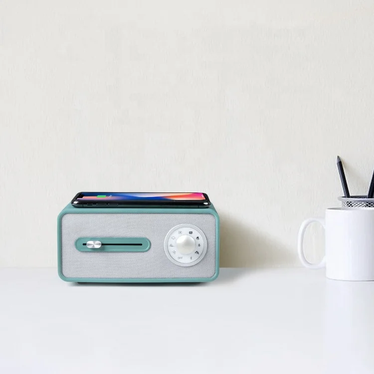 Inveer модный дизайн BT функция с высокоскоростной беспроводной зарядкой 10 Вт для мобильного телефона компьютерный