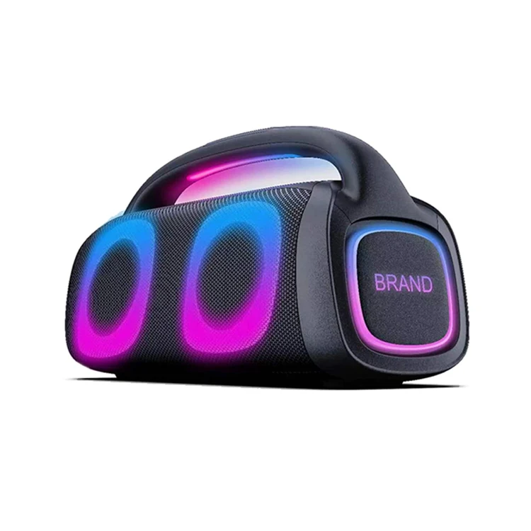 Dual 5 inch portable plastic new style mini speaker wireless bluetooth speaker  with two wireless mircophones