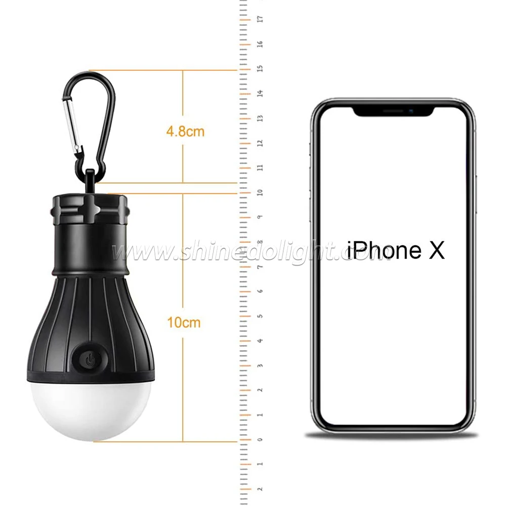 LED Portable Camping tent light bulb for emergency power outage for wilderness camping