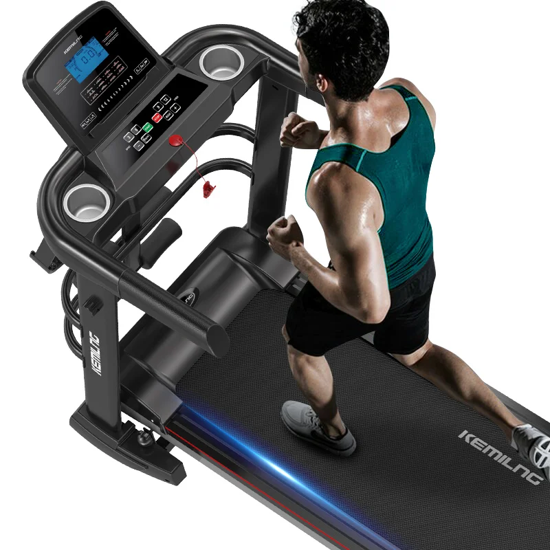 2021 Multi-functional Foldable Running Exercise Machine Treadmill Electric Home Gym Equipment Professional LED Display M7