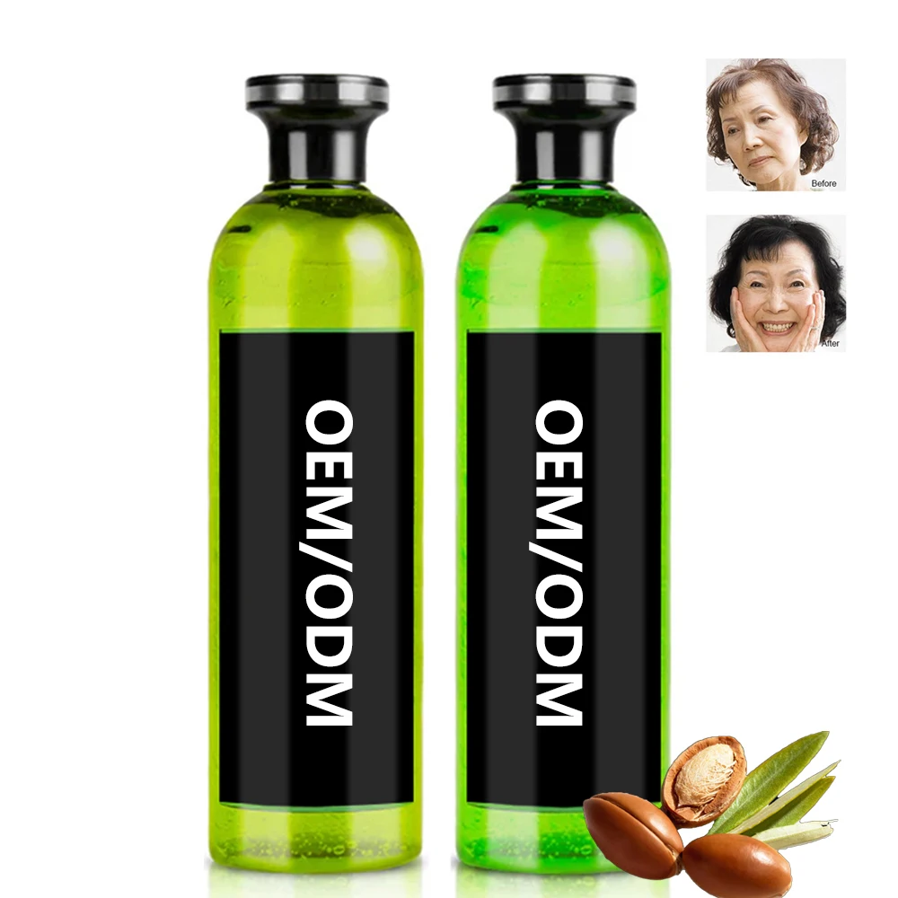 Custom Logo Free Sample Hair Dye Gel Brown Crystal Gel Based Hair Colour Shampoo No Touch Sink