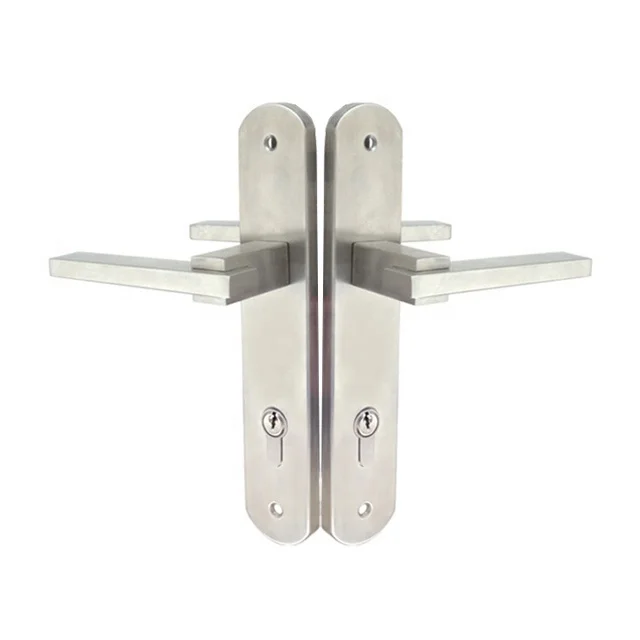 Cylinder Open Full Set Manufacture Stainless Steel Handle And Plate Mortise Cylinder Lockset