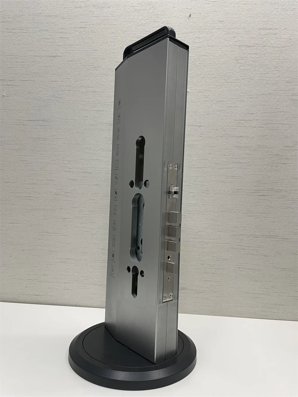 Factory Price  Smart Door Lock Display ABS Plastic Stand Fingerprint Door Lock Showing Stands Smart Lock Show Stand