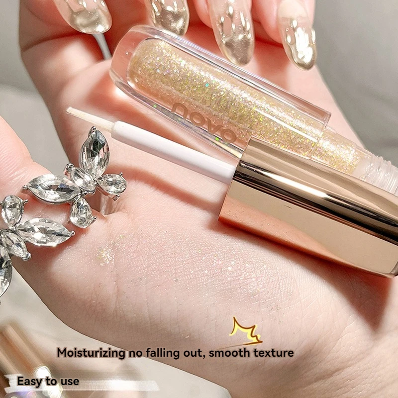 Customized Liquid Eye Shadow Tinting To Create Your Own Brand Waterproof Glittering Glittering Eye Shadow Liquid