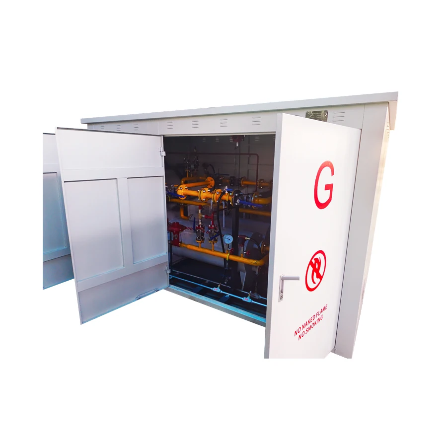 500scm Natural Gas Pressure Reduction Station Regulating and Metering Skid Gas CNG PRMS for Sale