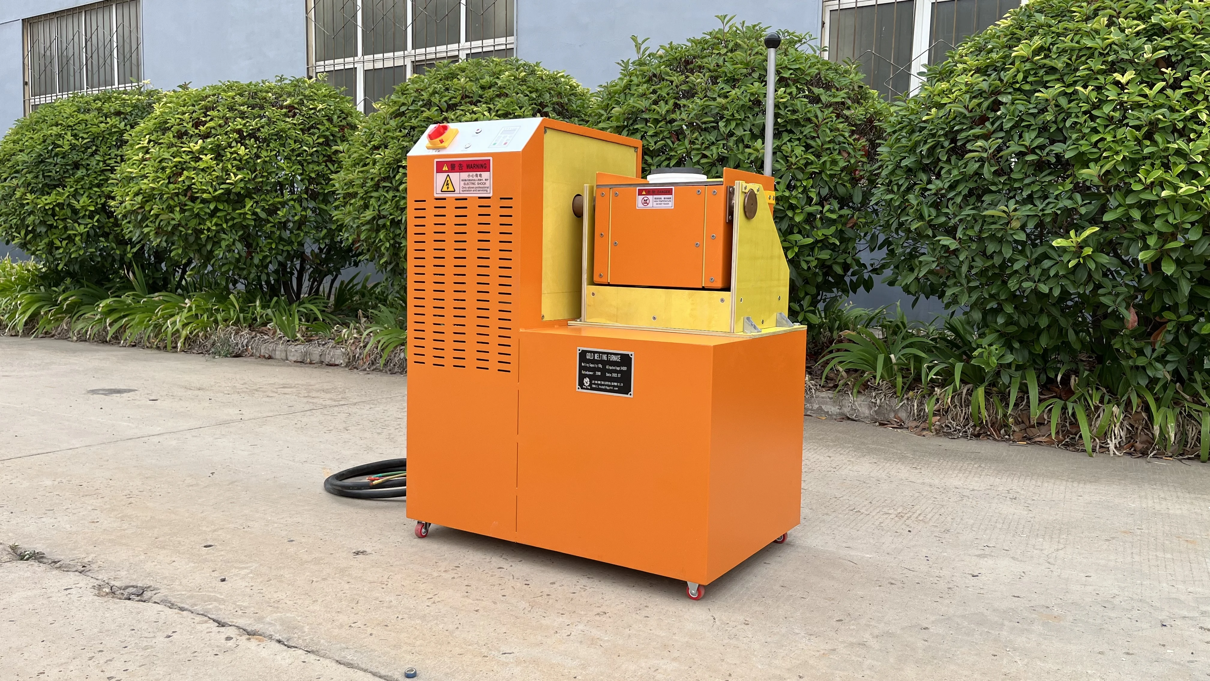 10KG Industrial Gold Melting Crucibles Furnace Electric Induction Small Silver cooper smelting oven for sale