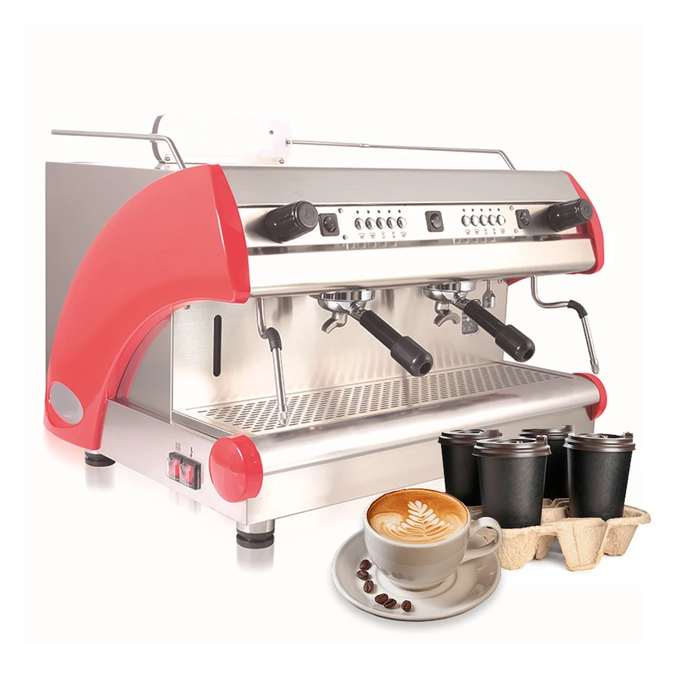 Hotel Instant Hot One Double Three Heads Commercial Espresso Machine Iitalian Coffee Machine For Sale