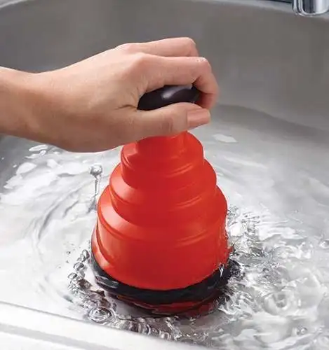 Destapa Fregadero TPR High Pressure Manual Air Power Drain Blaster Pump for Toilet Bathroom Kitchen Sink Plungerp