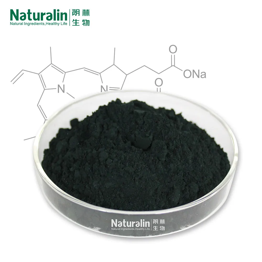 Naturalin Hot Selling Pure Natural Chlorophyll Liquid Sodium Copper Chlorophyllin Powder