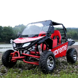 4 колеса Внедорожник Багги для езды по песку 200CC бензиновый Гонки Картинг (лучший светодиодное освещение и аксессуары видео