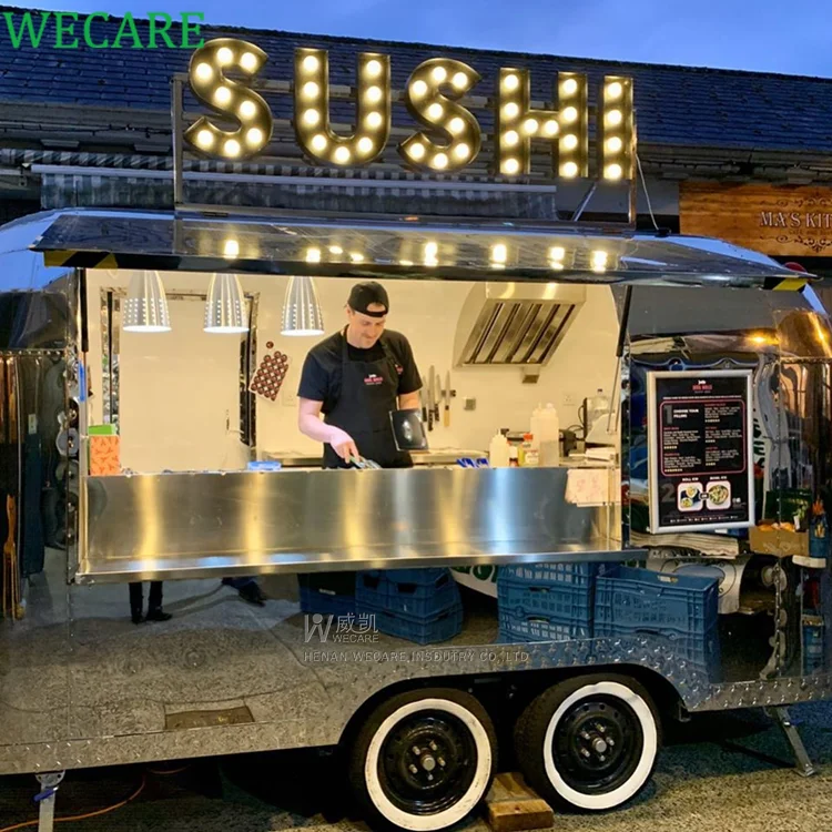 Уличные мобильные кухонные gyros churros полностью оборудованные прицепы для быстрого питания airstream пищевые грузовики с оборудованной кухней продажи