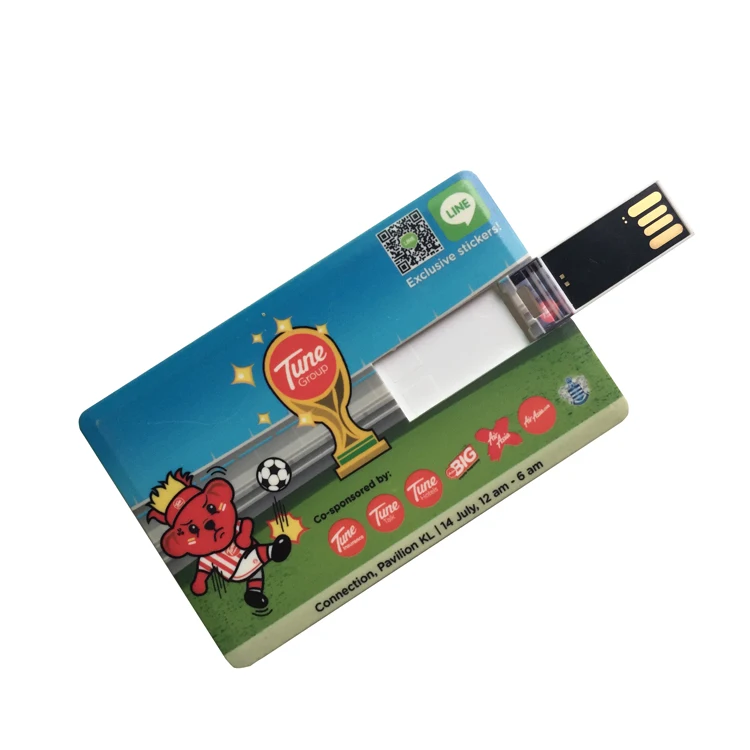 Credit Card USB Flash Drive 4GB 16GB 32G Pendrive USB Stick 8G Memory stick