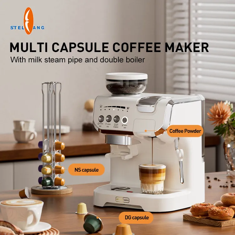 Ground Commercial Capsule Coffee Maker Machine NP Coffee Making Machine For Cafe