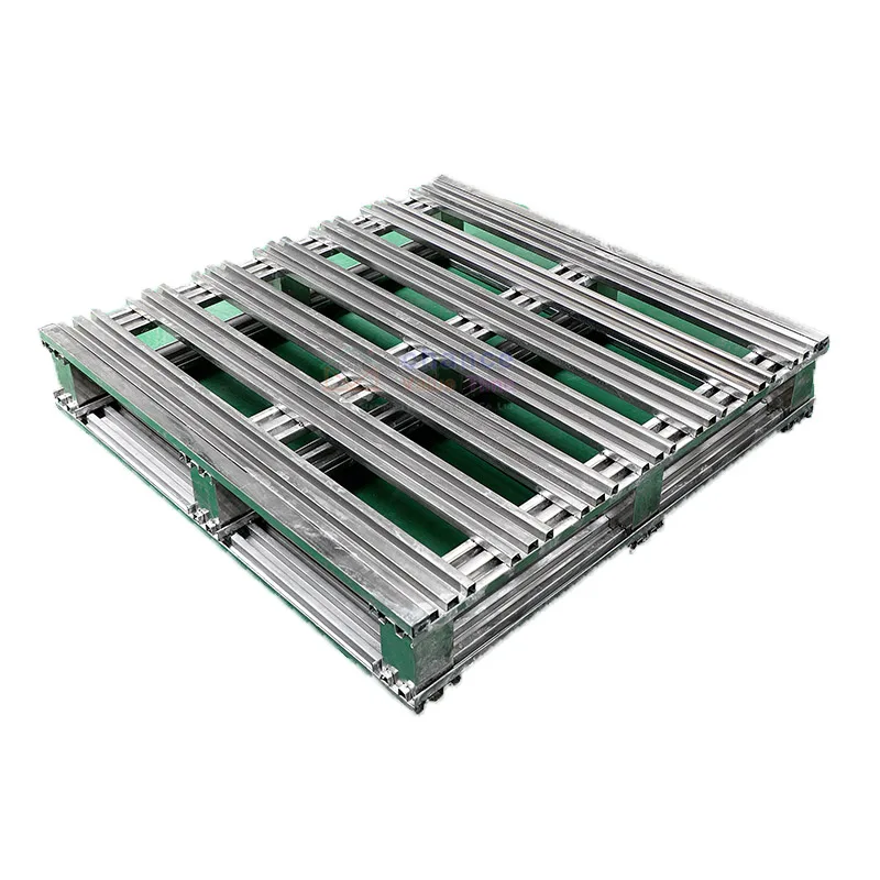 Durable warehouse stacking pallet heavy duty stainless steel hygienic Pallet for Food and transport