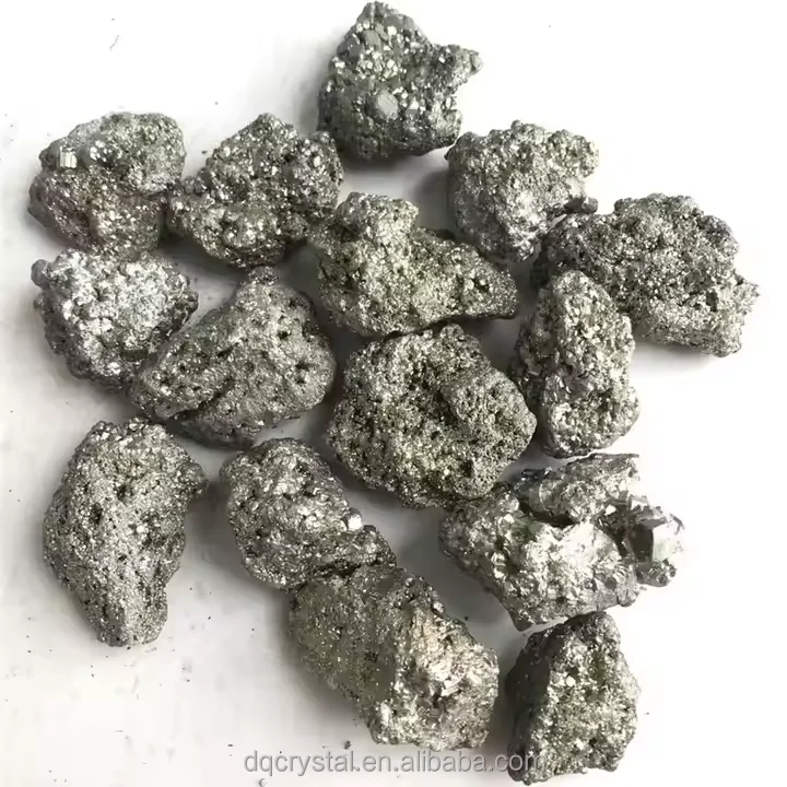 Natural crystals bulk mineral sample Chalcopyrite gravel rough pyrite tumbled stone for sale