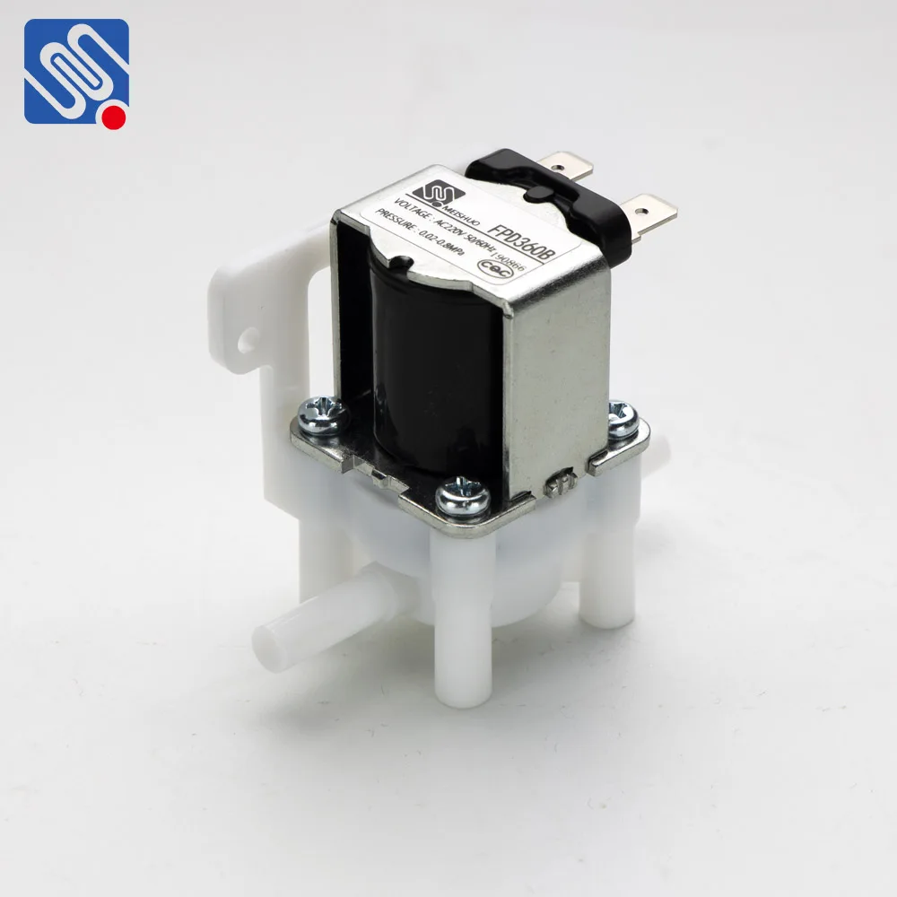 Meishuo FPD360B10 food grade electric water valve 220v 12v electric water valve normally close electro valvula